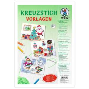 Ursus KREUZSTICHVORLAGEN FÜR KINDER "WEIHNACHTSZEIT"
