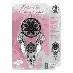 Ursus DEKO-SET "TRAUMFÄNGER" SCHWARZ/SILBER