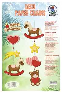 Ursus DECO PAPER CHAINS SCHAUKELPFERD