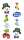 Ursus DECO PAPER CHAINS SCHNEEMANN
