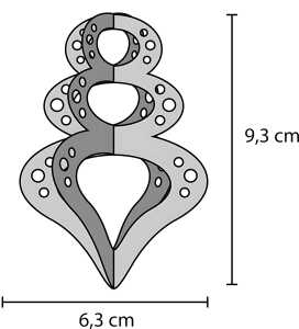 Ursus SPARKLING ORNAMENTS "ZAPFEN"