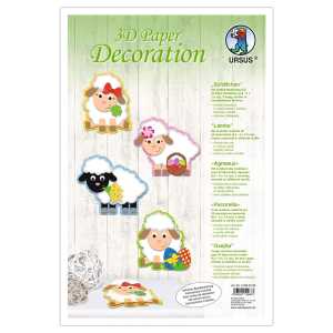 Ursus 3D PAPER DECORATION "SCHÄFCHEN"