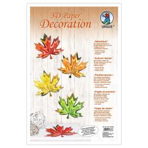 Ursus 3D PAPER DECORATION HERBSTLAUB