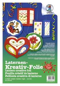 Ursus LATERNEN-KREATIV-FOLIE 23x33CM,10BL.