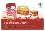 Ursus DESIGNK. BLOCK RUBY 200G,24x34CM,20BL.SOR