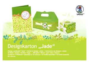 Ursus DESIGNK. BLOCK JADE 200G,24x34CM,20BL.SOR