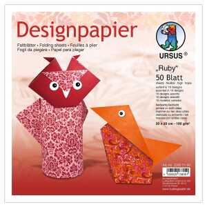 Ursus DESIGNP."RUBY"100G,20x20CM,50BL,SOR.10DE.