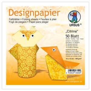 Ursus DESIGNP."CITRINE"100G,15x15CM,50BL,SOR.10DE.