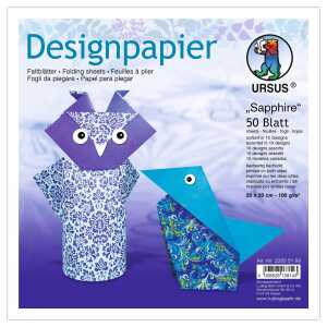 Ursus DESIGNP."SAPPHIRE"100G,20x20CM,50BL,SOR.10DE.