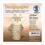 Ursus DESIGNP."AMBER"100G,10x10CM,50BL,SOR.10DE.