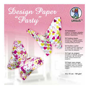 Ursus DESIGNP."PARTY"100G,15x15CM,50BL,SOR.10DE.