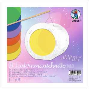 Ursus LATERNENZUSCH.115G.RUND ø 17,5 CM,24BL.SORT.INTENS
