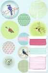 Ursus PAPER GLOBES "LOVELY BIRDS"