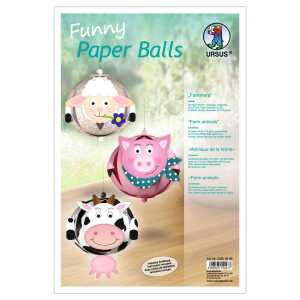 Ursus FUNNY PAPER BALLS "FARMTIERE"