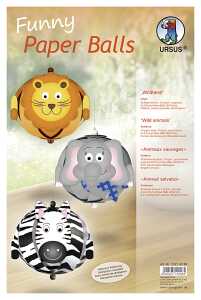 Ursus FUNNY PAPER BALLS "WILDTIERE"