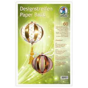 Ursus DESIGNSTREIFEN PAPER BALLS "OUVERTURE"