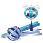 Ursus DESIGNSTREIFEN PAPER BALLS "FROZEN"