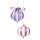 Ursus DESIGNSTREIFEN PAPER BALLS "JASMINE"