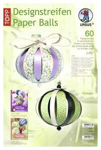 Ursus DESIGNSTREIFEN PAPER BALLS "LILLY"