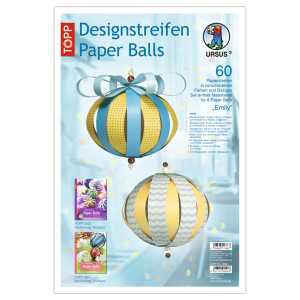 Ursus DESIGNSTREIFEN PAPER BALLS "EMILY"