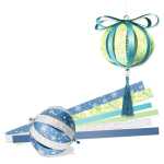 Ursus DESIGNSTREIFEN PAPER BALLS "WHITE CHRISTMAS"