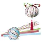 Ursus DESIGNSTREIFEN PAPER BALLS "JOLLY CHRISTMAS"
