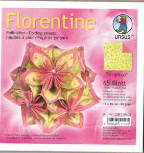 Ursus FLORENTINE "PARADISO" 80G.15x15CM,65BL.MOT.01