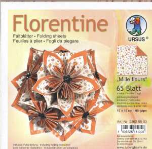 Ursus FLORENTINE "MILLEFLEURS" 80G.15x15CM,65BL.M.3