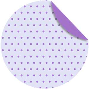 Ursus FLORENTINE "PÜNKTCHEN" 80G.10CM,RUND,65BL.M.3