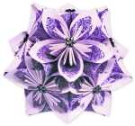 Ursus FLORENTINE "VELVET" 80G.10x10CM,65BL.LILA/ROS