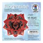 Ursus FLORENTINE "GALA" 80G.10x10CM,65BL.SCHWARZ/RO