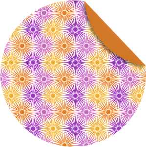 Ursus FLORENTINE "BELLA" 80G.10CM,RUND,65BL.LILA/OR