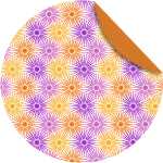 Ursus FLORENTINE "BELLA" 80G.10CM,RUND,65BL.LILA/OR