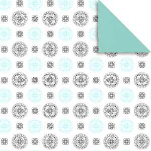 Ursus FLORENTINE "JADE" 80G.10x10CM,65BL.WEI/SCHW/J