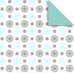 Ursus FLORENTINE "JADE" 80G.10x10CM,65BL.WEI/SCHW/J