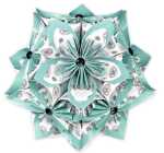 Ursus FLORENTINE "JADE" 80G.10x10CM,65BL.WEI/SCHW/J