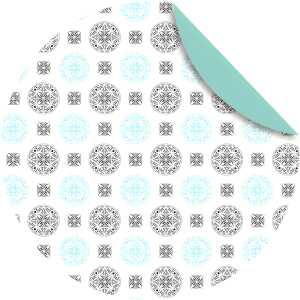 Ursus FLORENTINE "JADE" 80G.10CM,RUND,65BL.WE/SCH/J