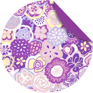 Ursus FLORENTINE"FLOWER POWER"80G.10CM RU,65BL.M.01