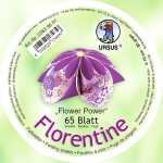 Ursus FLORENTINE"FLOWER POWER"80G.10CM RU,65BL.M.01