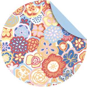 Ursus FLORENTINE"FLOWER POWER"80G.10CM RU,65BL.M.02