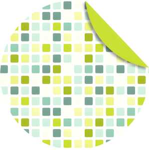 Ursus FLORENTINE"MOSAIK"80G.10CM RUND,65BL.M.03