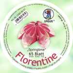 Ursus FLORENTINE"SPRINGTIME"80G.10CM RUND,65BL.M.01