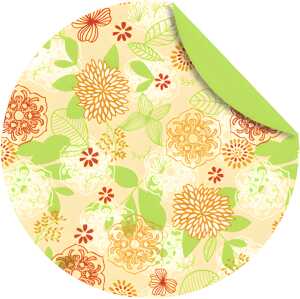 Ursus FLORENTINE"SPRINGTIME"80G.10CM RUND,65BL.M.03