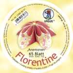 Ursus FLORENTINE"ANEMONEN"80G.10CM RUND,65B.M.01