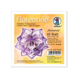 Ursus FLORENTINE"ROMANCE"80G.10x10CM,65B.M.02