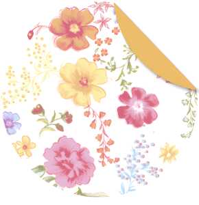 Ursus FLORENTINE"ROMANCE"80G.10CM RUND,65B.M.01