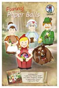 Ursus FUNNY PAPER BALLS "ROTKÄPPCHEN"