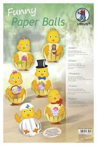 Ursus FUNNY PAPER BALLS "KÜKEN"