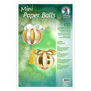 Ursus MINI PAPER BALLS "GOLDEN ORNAMENTS"