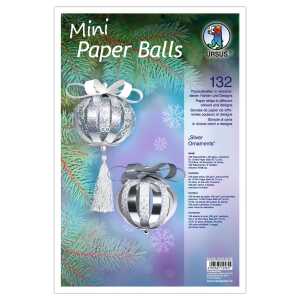 Ursus MINI PAPER BALLS "SILVER ORNAMENTS"